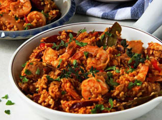 Jambalaya s bulgurem Jambalaya s bulgurem