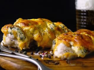 Kuřecí prsa Hasselback Kuřecí prsa Hasselback