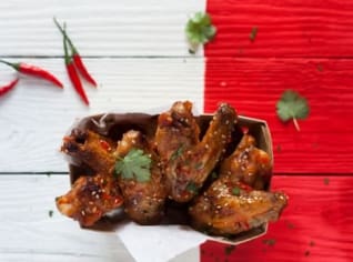 Pikantní křidýlka teriyaki Pikantní křidýlka teriyaki