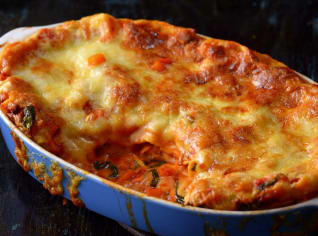 Dýňové lasagne s houbami Dýňové lasagne s houbami