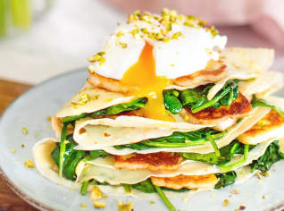 Palačinky se sýrem halloumi Palačinky se sýrem halloumi