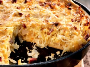 Quiche s kysaným zelím a kabanosem Quiche s kysaným zelím a kabanosem