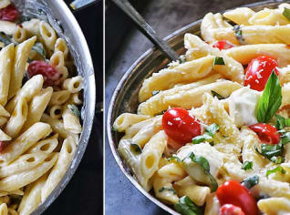 Penne á la margherita Penne á la margherita