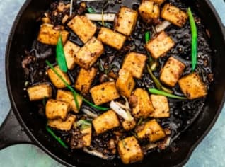 Tofu s černým pepřem Tofu s černým pepřem