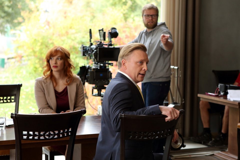 Vica Kerekes natáčí s Michalem Dlouhým Vica Kerekes natáčí s Michalem Dlouhým