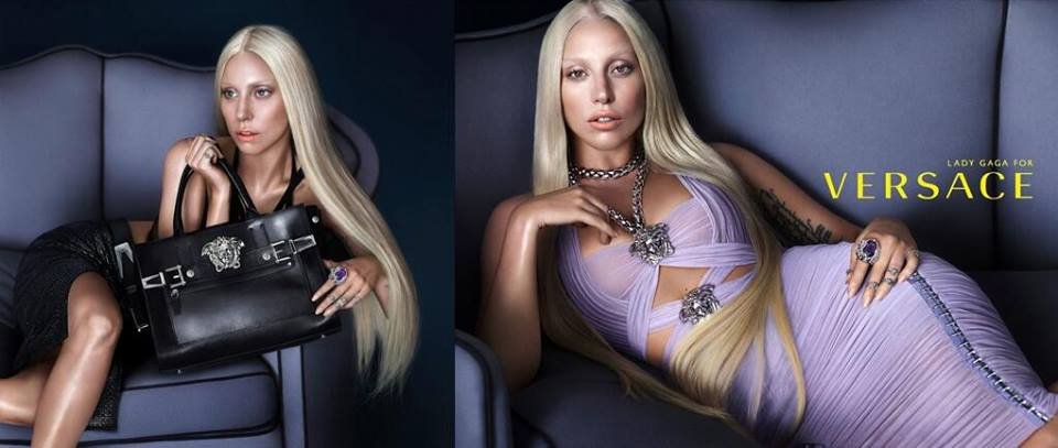 Lady Gaga útočí v reklamě Versace Lady Gaga útočí v reklamě Versace