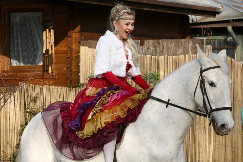 Milenka na koni Milenka na koni