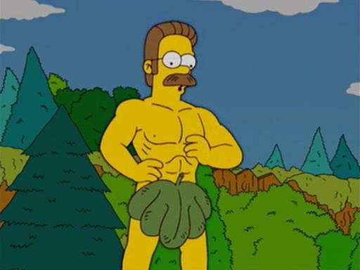 Flanders je slušňák, i jemu to ale jednou ulítlo. Tenhle vtip se týkal erekce a Flanders ho končil doslova slovy "nechci na tebe být příliš (!) tvrdý." Mno. Tak. Flanders je slušňák, i jemu to ale jednou ulítlo. Tenhle vtip se týkal erekce a Flanders ho končil doslova slovy "nechci na tebe být příliš (!) tvrdý." Mno. Tak.