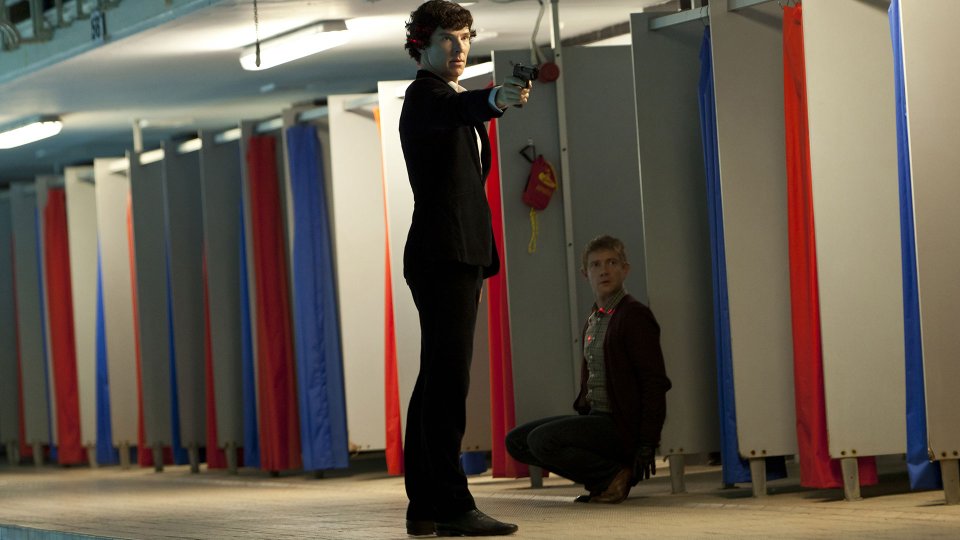 Záběry z filmu Sherlock: Skandál v Belgrávii Záběry z filmu Sherlock: Skandál v Belgrávii