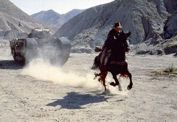 Záběry z filmu Indiana Jones a Poslední křížová výprava Záběry z filmu Indiana Jones a Poslední křížová výprava