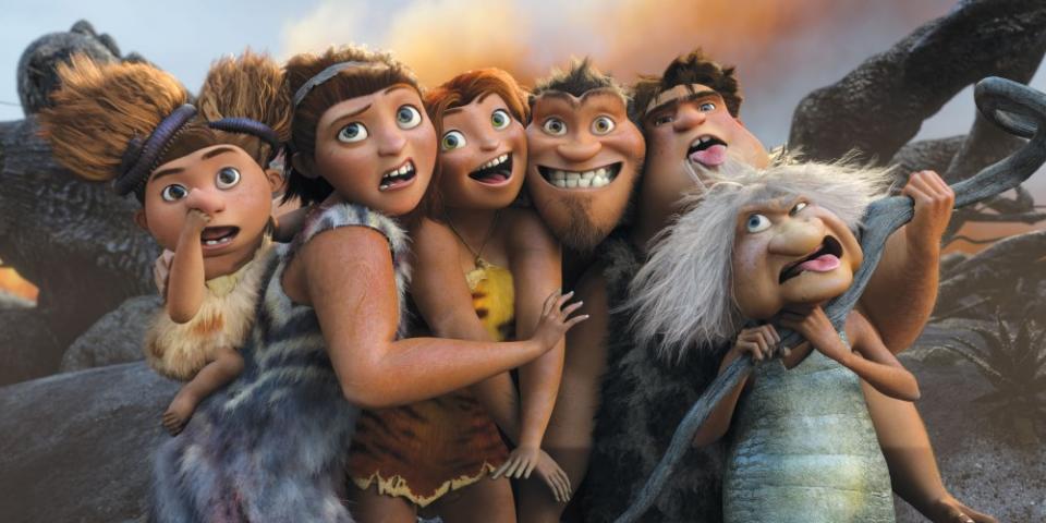11) Croodsovi (2013) – Příběh pravěké rodiny, která si musí najít nový domov 11) Croodsovi (2013) – Příběh pravěké rodiny, která si musí najít nový domov