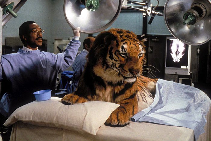 Záběry z filmu Dr. Dolittle - v hlavní roli Eddie Murphy Záběry z filmu Dr. Dolittle - v hlavní roli Eddie Murphy