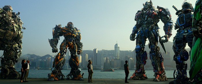 Záběry z filmu Transformers: Zánik Záběry z filmu Transformers: Zánik