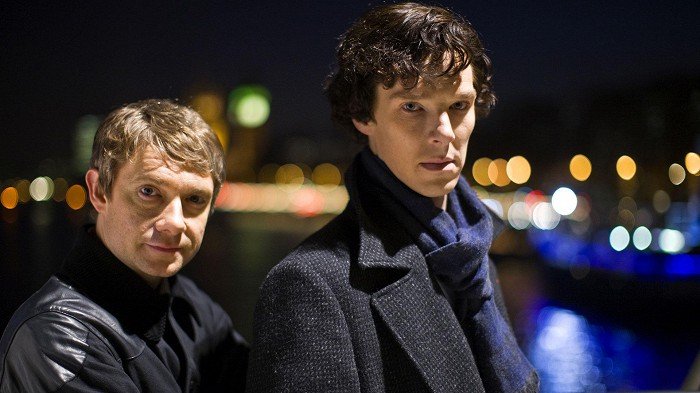 Záběry z filmu Sherlock Holmes: Slepý bankéř Záběry z filmu Sherlock Holmes: Slepý bankéř
