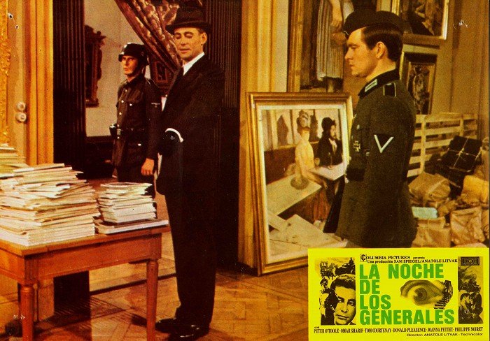 Záběry z filmu Noc generálů Záběry z filmu Noc generálů