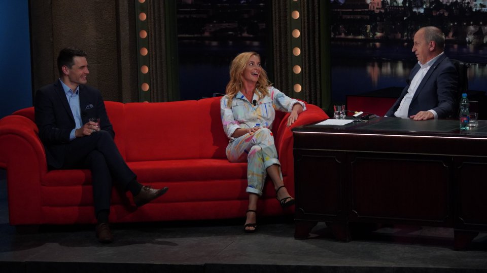 Daniel Stach a Hana Vagnerová u Jana Krause Daniel Stach a Hana Vagnerová u Jana Krause
