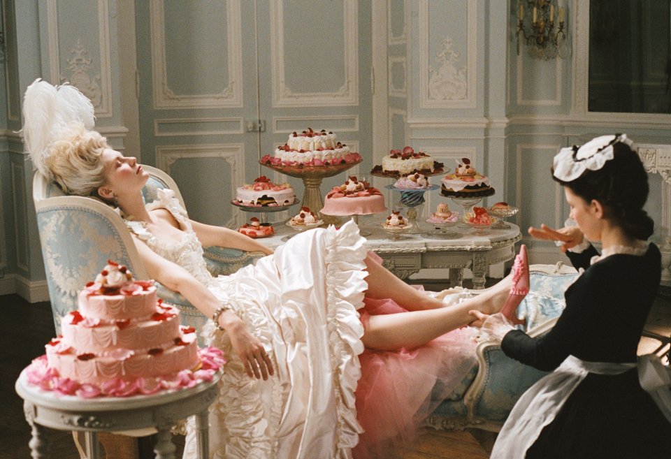Záběry z filmu Marie Antoinetta Záběry z filmu Marie Antoinetta