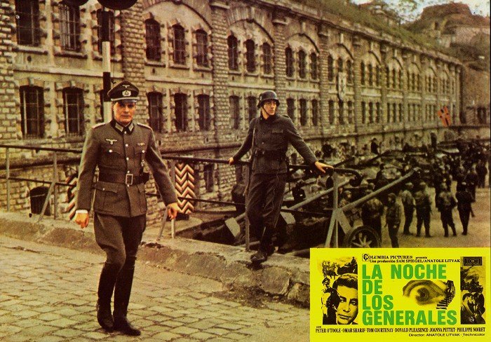 Záběry z filmu Noc generálů Záběry z filmu Noc generálů