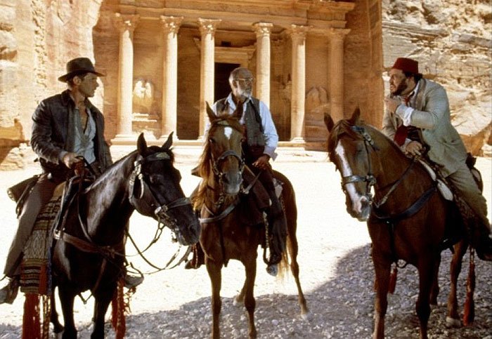 Záběry z filmu Indiana Jones a Poslední křížová výprava Záběry z filmu Indiana Jones a Poslední křížová výprava