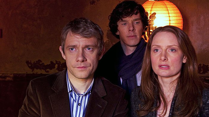 Záběry z filmu Sherlock Holmes: Slepý bankéř Záběry z filmu Sherlock Holmes: Slepý bankéř