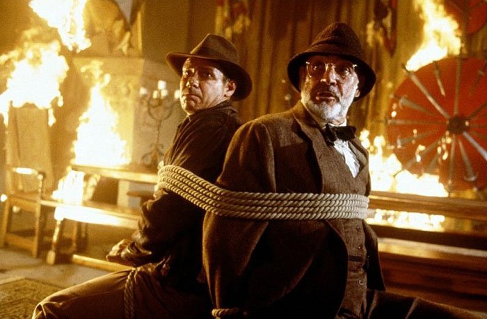 Záběry z filmu Indiana Jones a Poslední křížová výprava Záběry z filmu Indiana Jones a Poslední křížová výprava