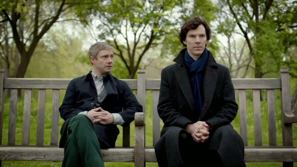 Záběry z filmu Sherlock: Znamení tří Záběry z filmu Sherlock: Znamení tří