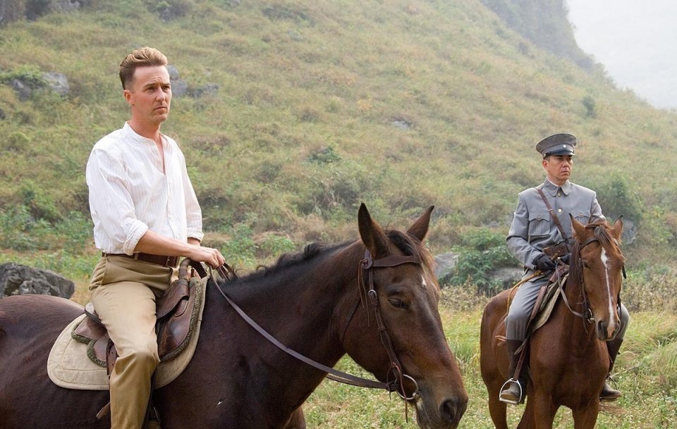 Záběry z filmu Barevný závoj Záběry z filmu Barevný závoj