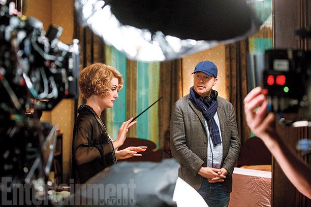 Queenie Goldstein a režisér David Yates Queenie Goldstein a režisér David Yates
