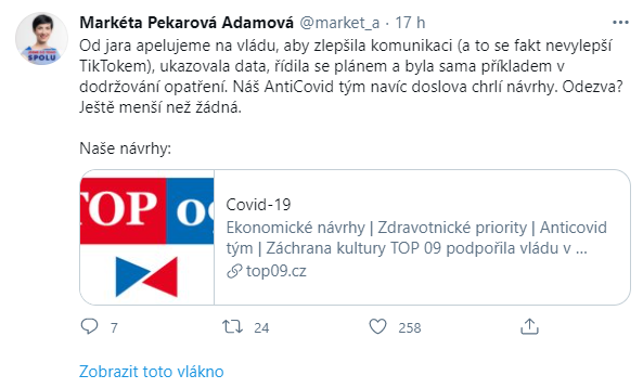 Ozvala se i politická opozice. Ozvala se i politická opozice.