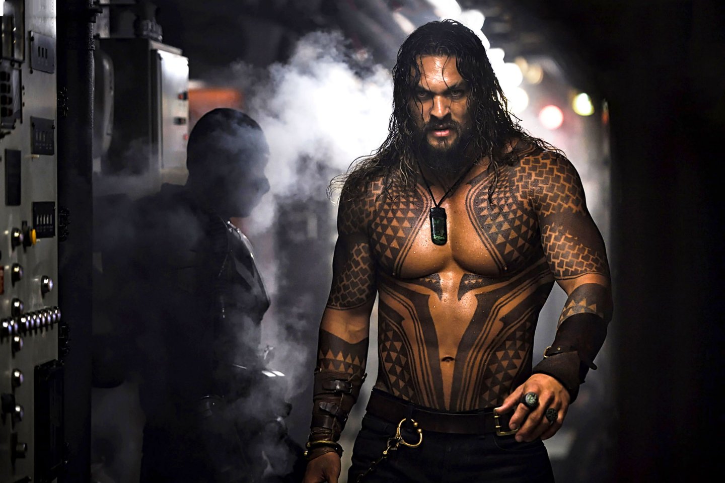 Jason Momoa jako Aquaman. Jason Momoa jako Aquaman.