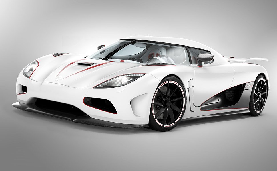2. Koenigsegg Agera R- Ager R je ještě ostřejší verze švédského superauta, které si zaslouží obdiv. Automobil pohání 5,0 litrový twin-turbo motor V8. Pod kapotou dřímá 1115 koní, které mají zrychlení z 0 až na 300 km / h za 14,53 s. 2. Koenigsegg Agera R- Ager R je ještě ostřejší verze švédského superauta, které si zaslouží obdiv. Automobil pohání 5,0 litrový twin-turbo motor V8. Pod kapotou dřímá 1115 koní, které mají zrychlení z 0 až na 300 km / h za 14,53 s.