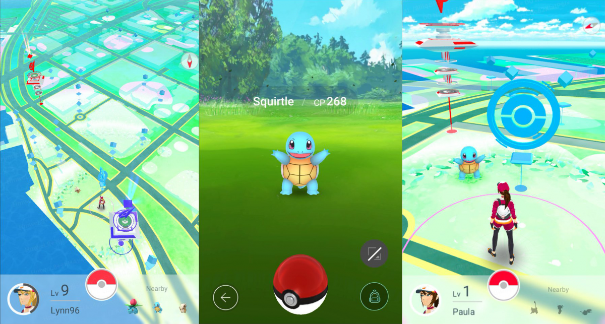 Hra Pokémon Go je celosvětovým hitem. Hra Pokémon Go je celosvětovým hitem.