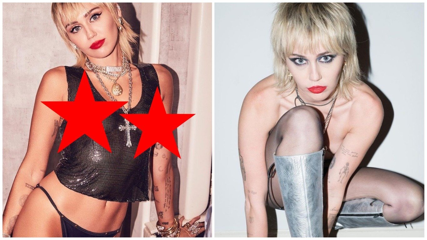 Zpěvačka Miley Cyrus se nahoty nebojí Zpěvačka Miley Cyrus se nahoty nebojí