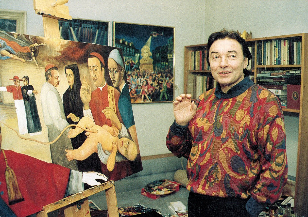 Karel Gott a jeho vášeň - malování Karel Gott a jeho vášeň - malování