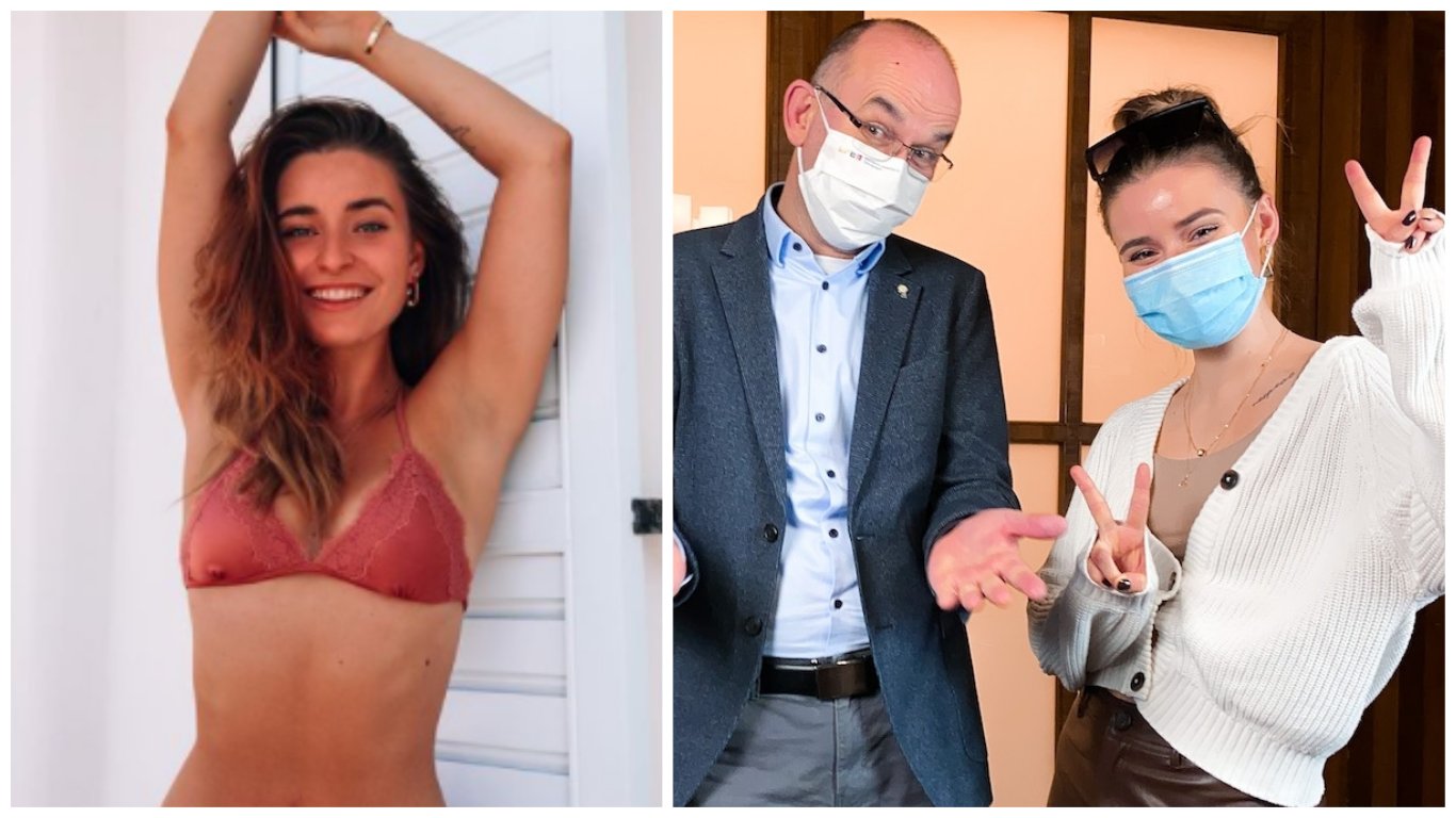 Anna Šulc a její kampaň o očkování. Anna Šulc a její kampaň o očkování.