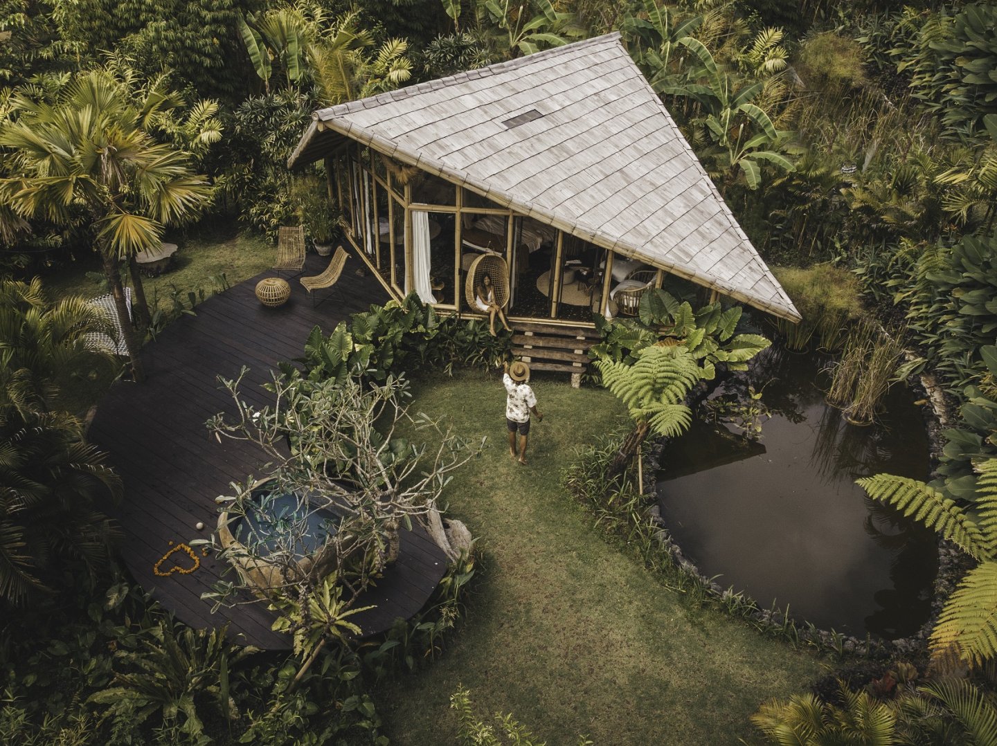 Hideout Falcon je dalším z domků ve východním Bali Hideout Falcon je dalším z domků ve východním Bali