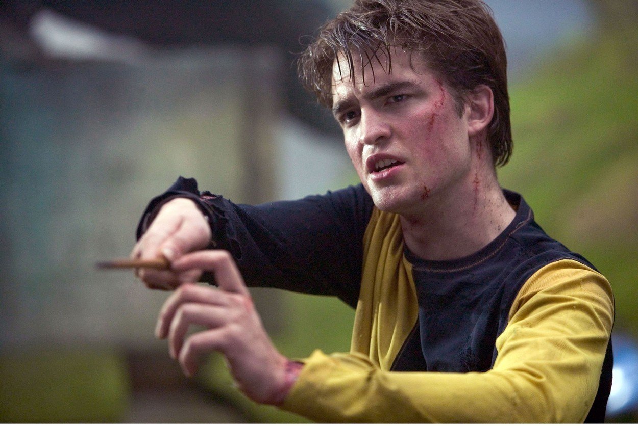 Robert Pattinson v roli Cedrika Diggoryho Robert Pattinson v roli Cedrika Diggoryho