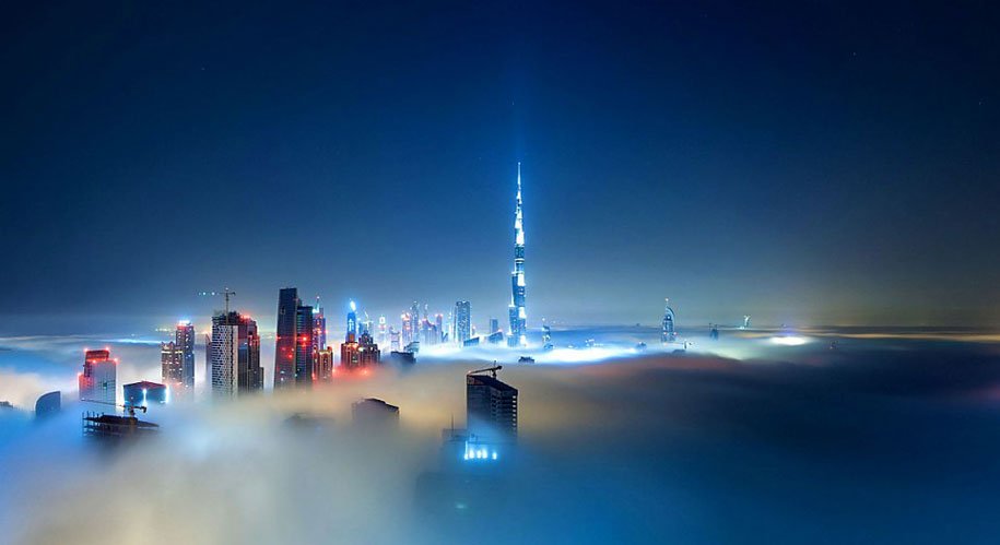Noční Dubai Noční Dubai