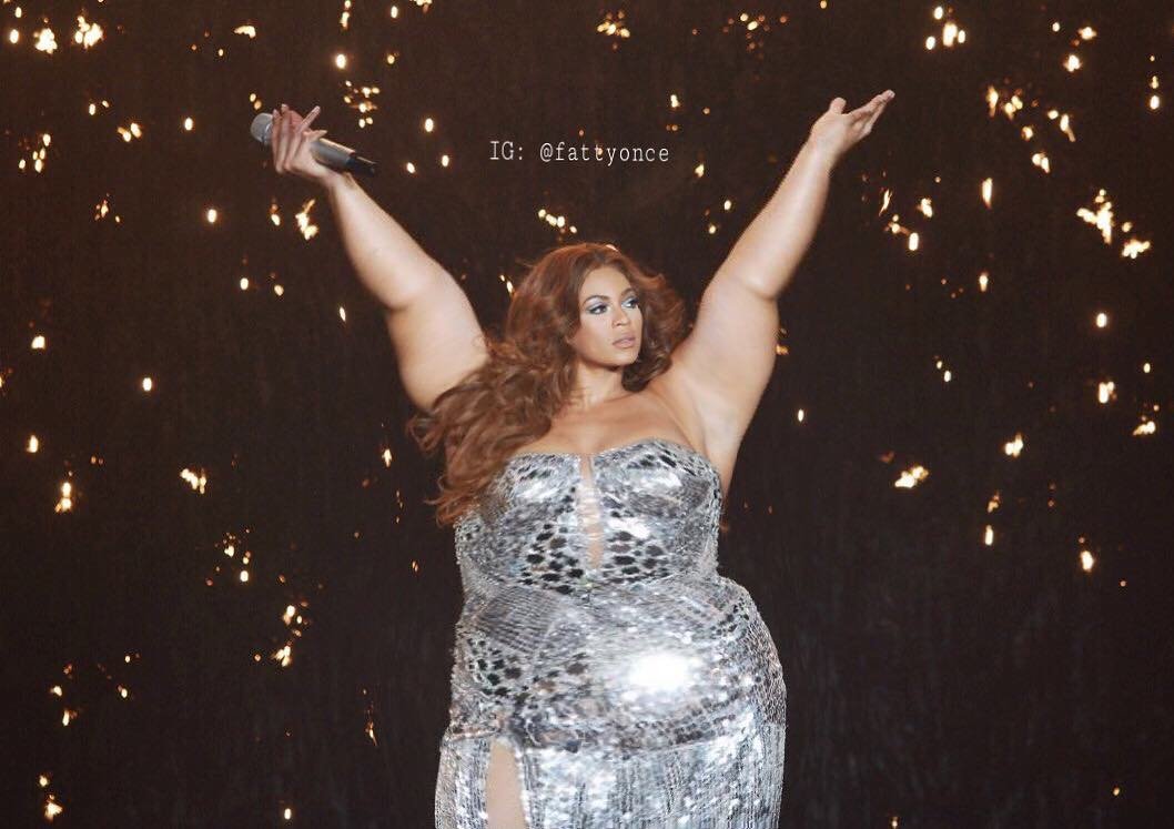 Beyoncé jako obézní machna 4 Beyoncé jako obézní machna 4