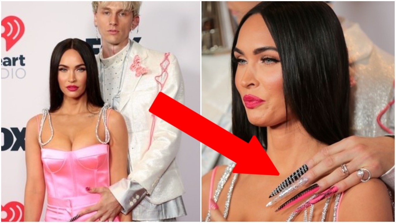 Machine Gun Kelly a Megan Fox na cenách iHeartRadio Machine Gun Kelly a Megan Fox na cenách iHeartRadio