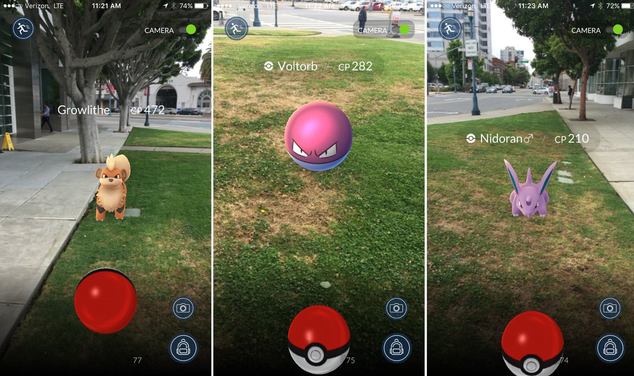 Hra Pokémon Go - Obrázek 1 Hra Pokémon Go - Obrázek 1