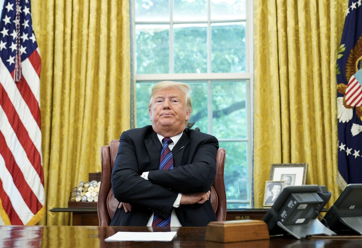 Donald Trump se loučí Donald Trump se loučí