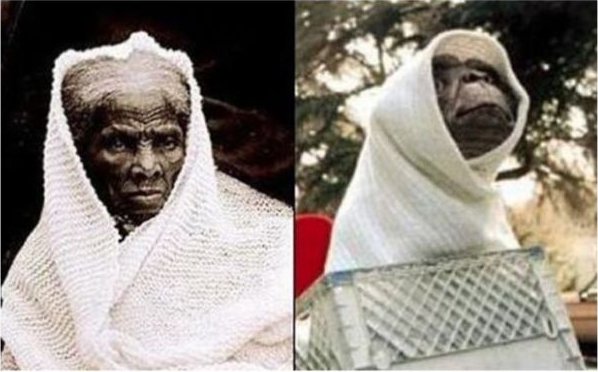 Bojovnice za práva černochů, Harriet Tubman, krásná moc nebyla. Ale tohle přirovnání je trochu moc. Bohužel docela sedí Bojovnice za práva černochů, Harriet Tubman, krásná moc nebyla. Ale tohle přirovnání je trochu moc. Bohužel docela sedí