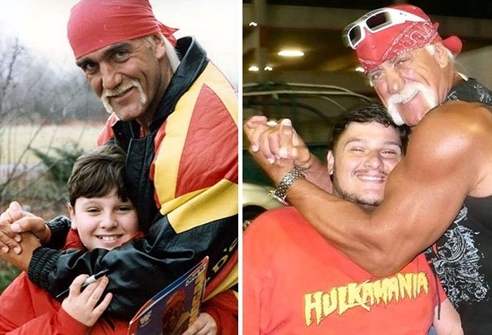 Jak šel čas... Hulk Hogen po letech s fanouškem? Jak šel čas... Hulk Hogen po letech s fanouškem?