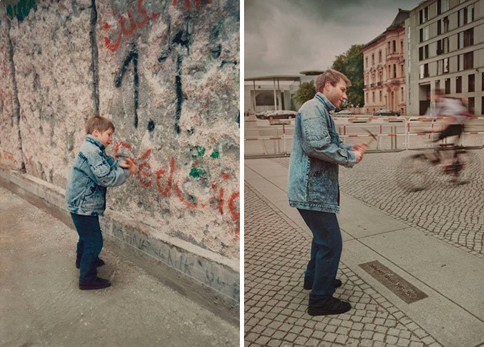 Jak šel čas... Berlínská zeď už byla zbořena... Jak šel čas... Berlínská zeď už byla zbořena...