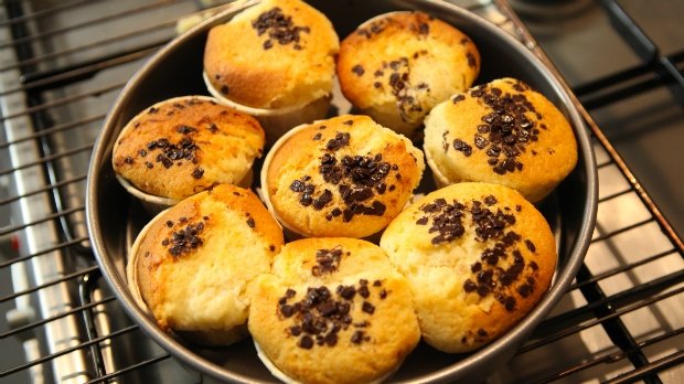 Mufiny s rumovou pralinkou Mufiny s rumovou pralinkou