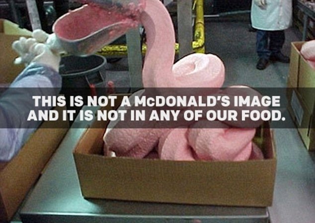 McDonald chtěl vyvrátit to, že dělá jídlo z takovéto pasty McDonald chtěl vyvrátit to, že dělá jídlo z takovéto pasty
