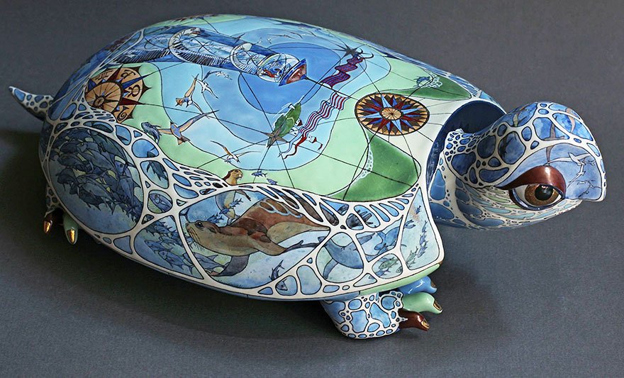 Dva ukrajinští umělci vytvářejí krásná díla z porcelánu! - Obrázek 3 Dva ukrajinští umělci vytvářejí krásná díla z porcelánu! - Obrázek 3