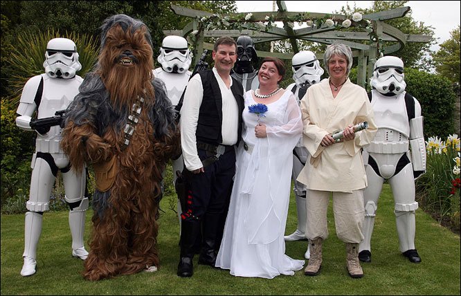 Star Wars je skoro svatební klasika Star Wars je skoro svatební klasika