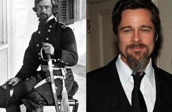 Brad Pitt byl v minulé životě generál Isaac Stevens Brad Pitt byl v minulé životě generál Isaac Stevens